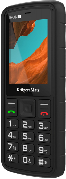 Мобільний телефон Kruger&Matz IRON 4 4G Black (5901890105200) - зображення 4