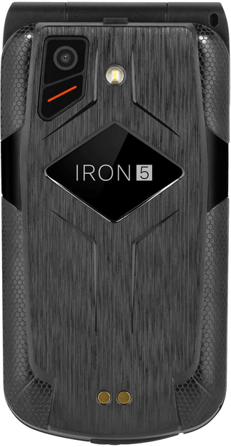 Telefon komórkowy Kruger&Matz IRON 5 Flip 4G Black (5901890116770) - obraz 4