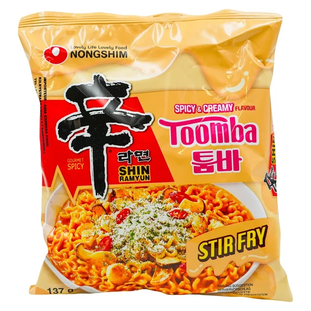 Локшина рамен Nongshim Shin Ramyun Spicy and Creamy Toomba 137 г - Фото 1 Локшина рамен Nongshim Shin Ramyun Spicy and Creamy Toomba 137 г - зображення 1