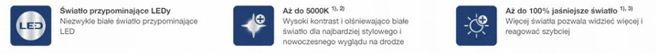 Żarówka halogenowa OSRAM H4 12V 60/55W P43t COOL BLUE INTENSE NEXT GEN 5000K 2 szt (64193CBN-2HB) (4062172387415) - obraz 3