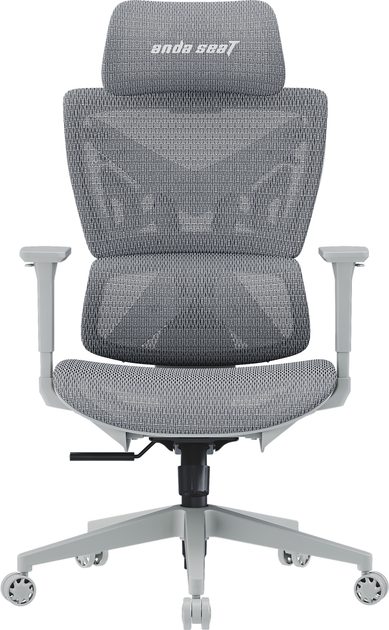 Fotel gamingowy Anda Seat X-Air Mega XL Mesh Ash Gray (AD-WY-01-GGF) - obraz 1