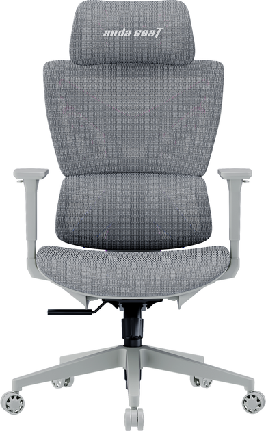 Fotel gamingowy Anda Seat X-Air Mega Size XL Mesh Gray Twilight (AD-WY-01-GGSP) - obraz 1