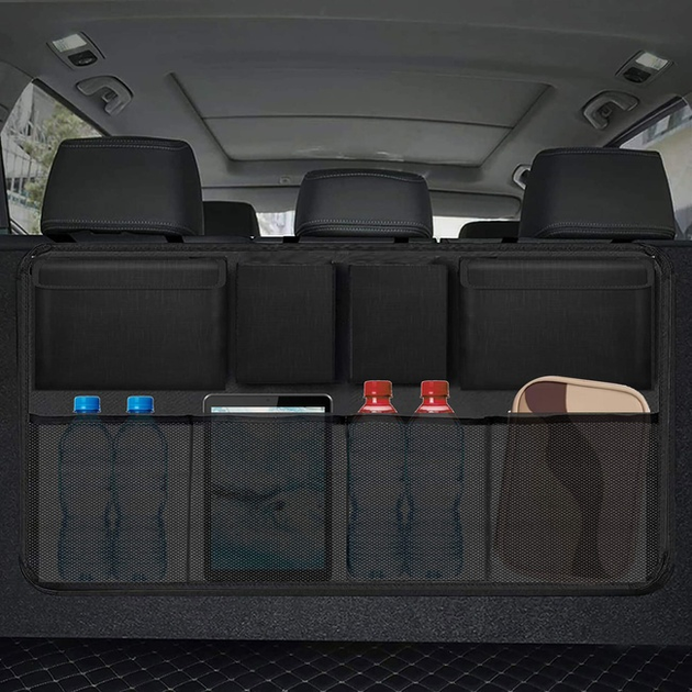 Organizer na fotel samochodowy Springos CA0954 90 x 50 cm Czarny (5907719454641) - obraz 12