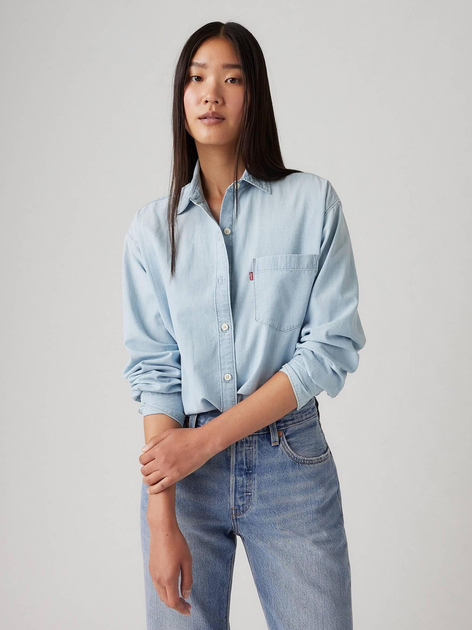 Рубашка джинсовая женская Levi`s 001HM-0000 S Голубая (5401157883730) 