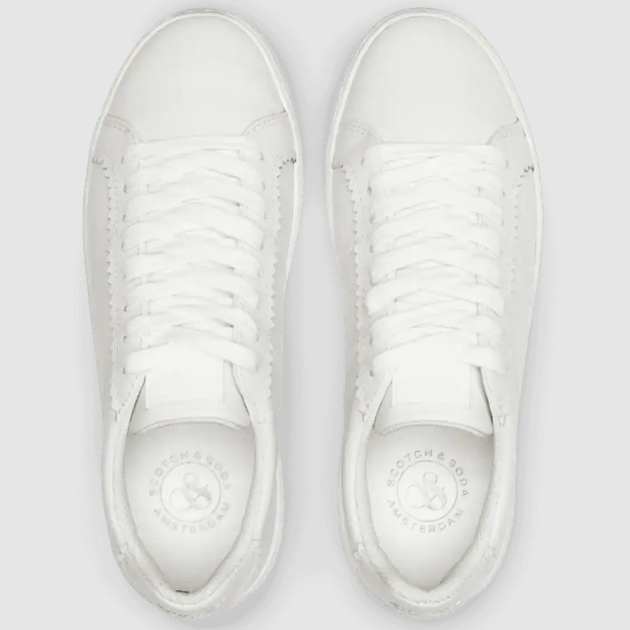 Женские кеды низкие Scotch & Soda Plakka 2.0 24731882 40 Белые (4062035226448) - изображение 2