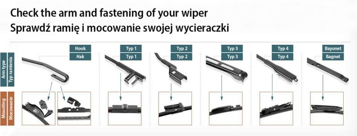 Pióro wycieraczki samochodowej Valeo VF45 szkieletowe 450 mm (VA 575545) - obraz 4