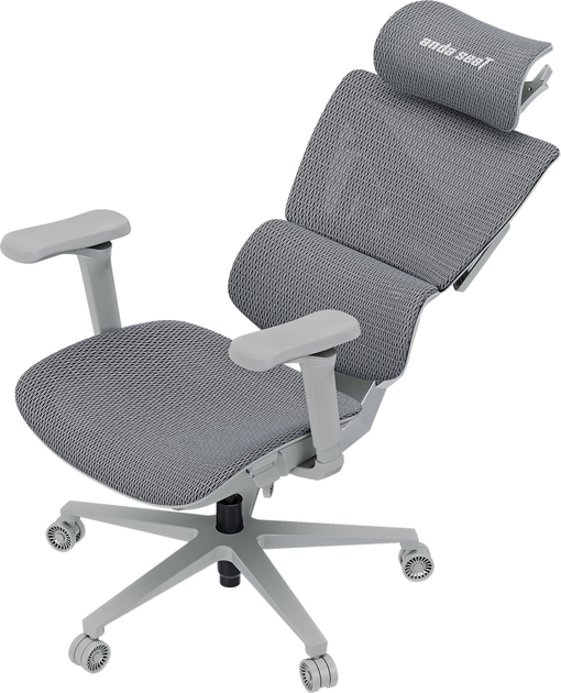 Fotel gamingowy Anda Seat X-Air Pro XL Mesh Ash Gray (AD-WY-01-GGF-G01) - obraz 8