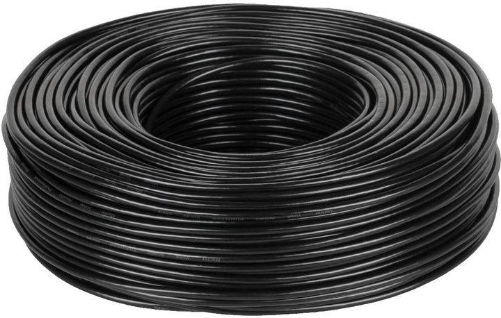 Мікрофонний кабель Azusa 4 мм mono 100 м Black (5901436708179) - зображення 1