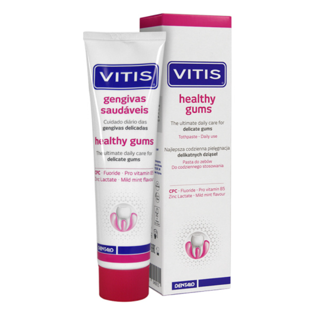 Зубная паста VITIS HEALTHY GUMS 100 мл - Фото 1 Зубная паста VITIS HEALTHY GUMS 100 мл - зображення 1