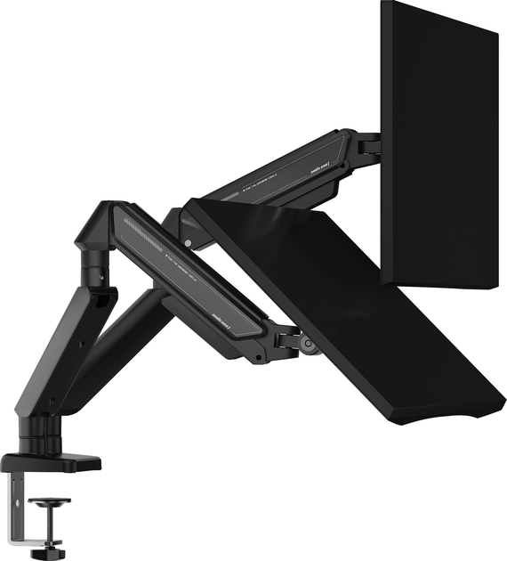 Настільне кріплення для моніторів Anda Seat Stealth II Duo 17-32" Black (AD-W-A6D-2S-BB) - зображення 6