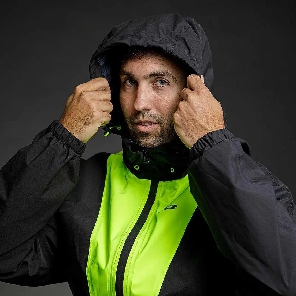 Дождевик LS2 X-Rain Jacket Black Hi-Vis Yellow - L - изображение 2