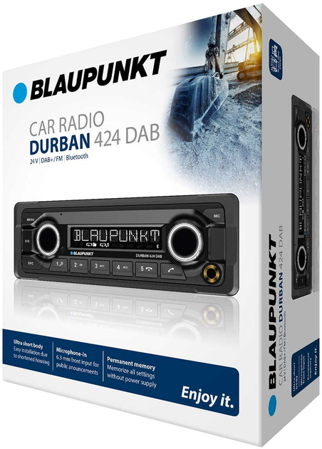 Radioodtwarzacz samochodowy Blaupunkt Durban 424 DAB (2001024000001) - obraz 5