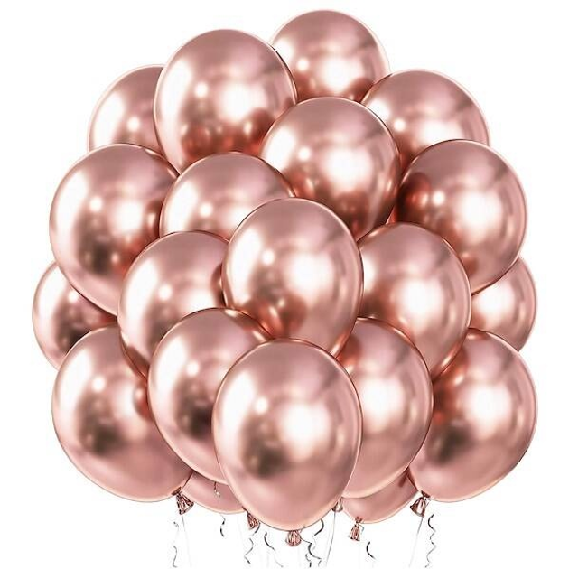 Повітряні кульки Springos PS0047 Rose gold 100 szt (5907719458663) - зображення 1