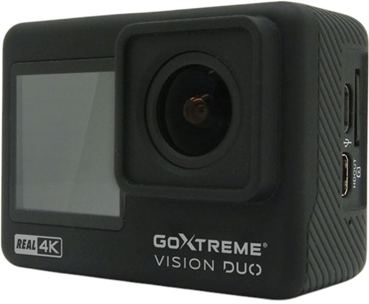 Kamera wideo EasyPix GoXtreme Vision Duo 4K Black (4260041686311) - obraz 2