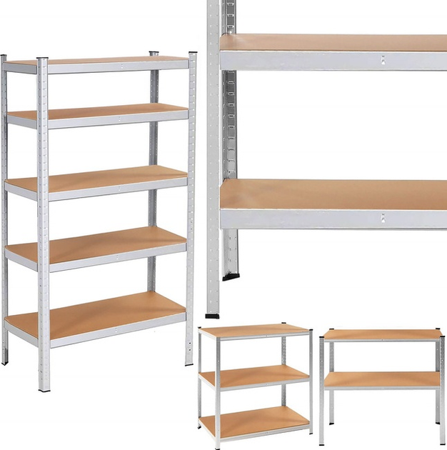 Стелаж металевий Springos HA5212 з полицями 180 x 100 x 60 см (5907719460895) - зображення 6