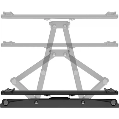 Кронштейн для ТВ AGN AGN70-442P з поворотом/два коліна/32"-70"/40 кг/max.VESA 400x400/Black - изображение 12
