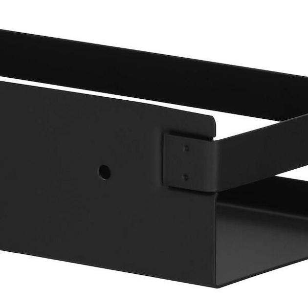 Półka łazienkowa Springos ze stali nierdzewnej 30 x 10 cm czarna (5907719453156) - obraz 6