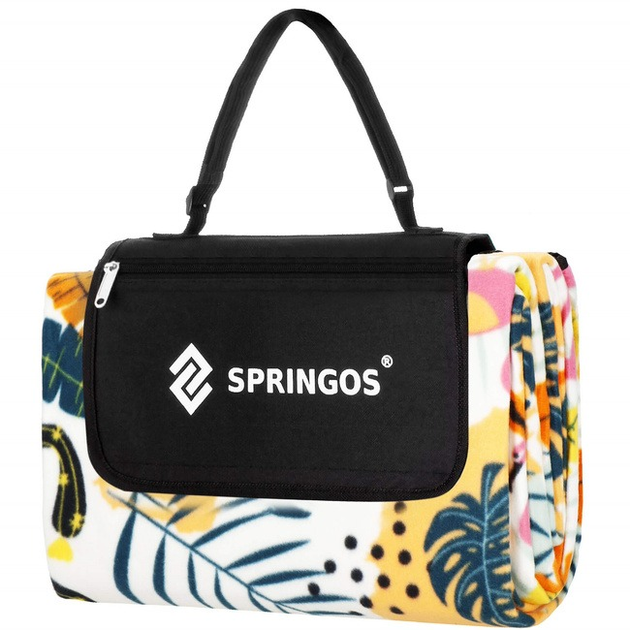 Ковдра для пікніка Springos пляжна 200 x 200 см різнокольорова (5907719450667) - зображення 1