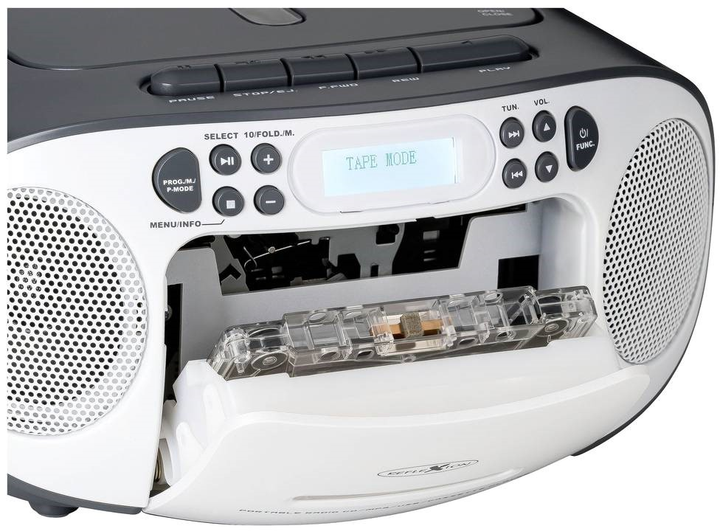 Radioodtwarzacz Reflexion RCR2260DAB Boombox White/Grey (RCR2260DAB/GR) - obraz 5