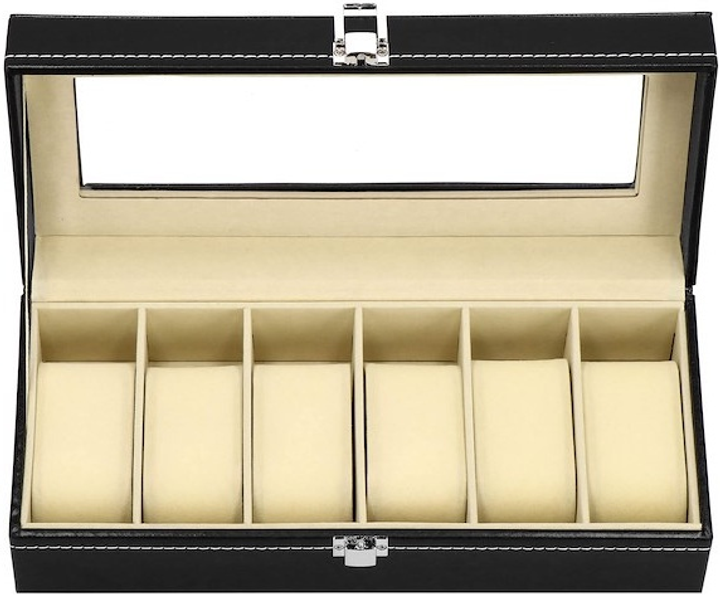 Шкатулка для годинників Springos HA1052 чорна 30 x 11 x 8 см (5907719433233) - зображення 5