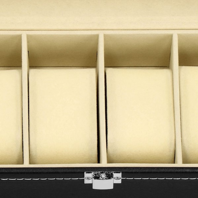 Шкатулка для годинників Springos HA1052 чорна 30 x 11 x 8 см (5907719433233) - зображення 8