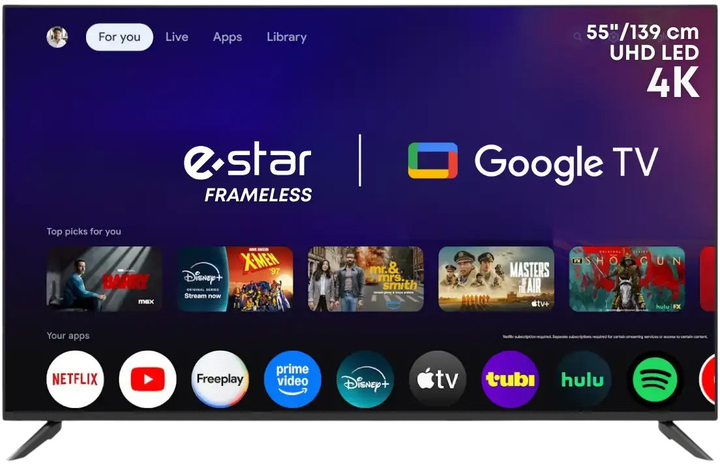 Telewizor eSTAR 55" LEDTV55A1T2 - obraz 1