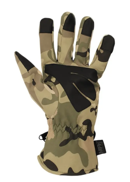Рукавиці тактичні MFH "ACTION" SoftShell Multicam L - зображення 2