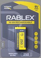 Акумулятор Rablex 6HR61 250mAh - Фото 2 Акумулятор Rablex 6HR61 250mAh - зображення 2