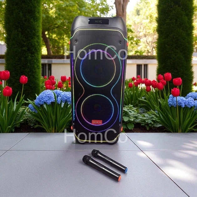 Аккумуляторная акустическая система 80 Вт ZXX 5530 колонка большая