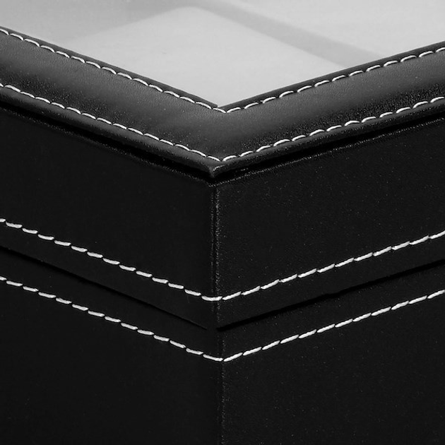 Шкатулка для годинників Springos HA1056 чорна 25 x 20 x 8 см (5907719433271) - зображення 11