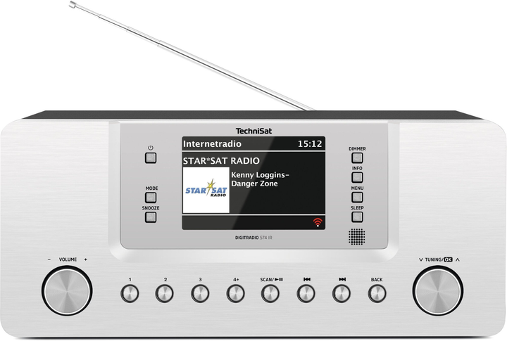 Radiobudzik TechniSat DigitRadio 574 IR Silver (0001/2951) - obraz 2