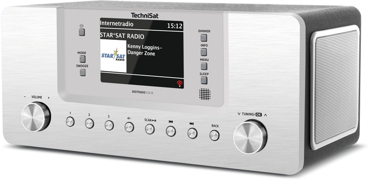 Radiobudzik TechniSat DigitRadio 574 IR Silver (0001/2951) - obraz 5