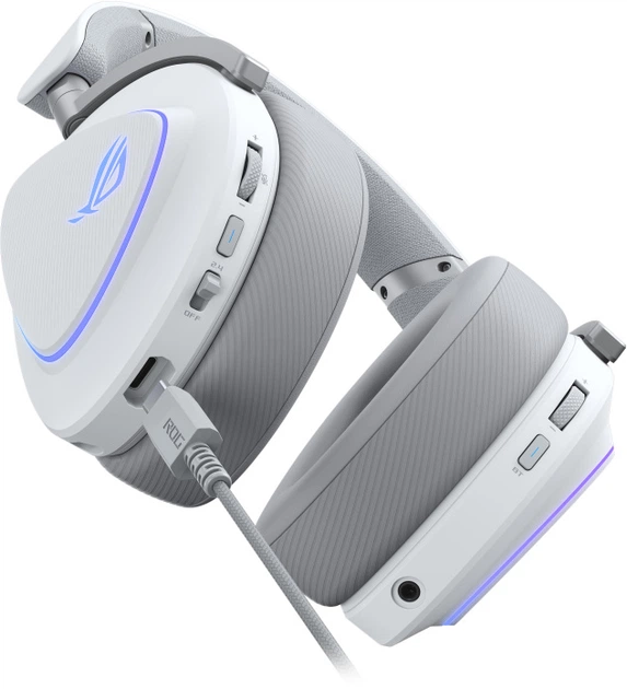 Słuchawki ASUS ROG Delta II White (90YH03W0-BHUA10) - obraz 5