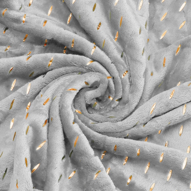 Narzuta na łóżko Springos szara 200 x 220 cm (5907719466583) - obraz 5