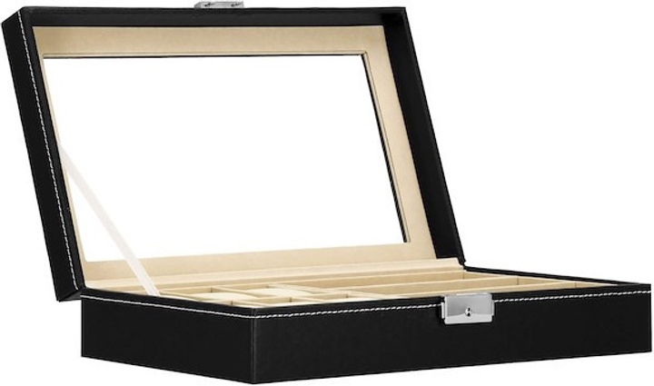 Шкатулка для годинників Springos HA1060 чорна 33 x 20 x 8 см (5907719433318) - зображення 3
