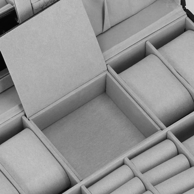 Шкатулка для годинників Springos HA1061 чорна 33 x 20 x 8 см (5907719433325) - зображення 9