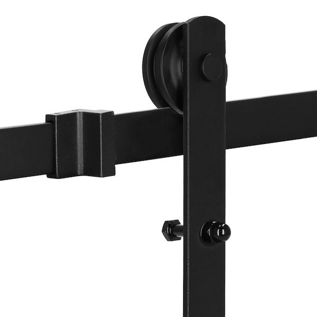 System do drzwi przesuwnych Springos 183 cm prowadnica, do 100 kg, stal HA5009 (5907719429526) - obraz 8