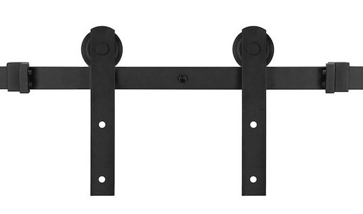 System do drzwi przesuwnych Springos 183 cm prowadnica, do 100 kg, stal HA5009 (5907719429526) - obraz 9
