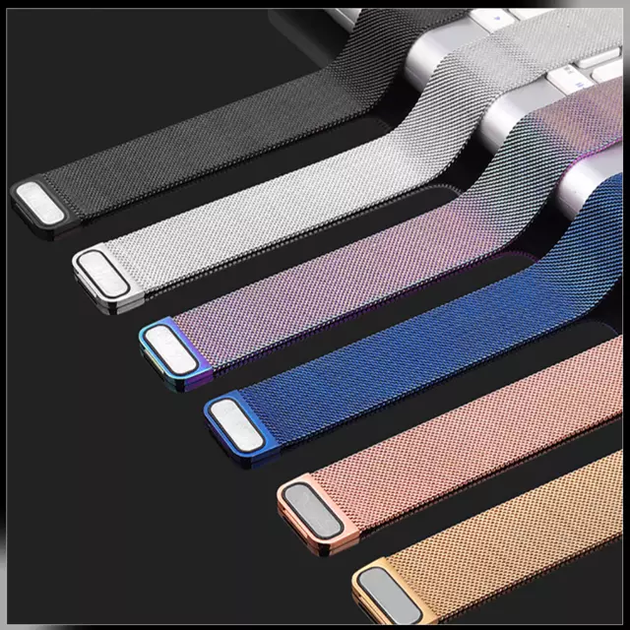 Ремешок для Xiaomi Amazfit GTS Миланская петля Dark Blue - изображение 4