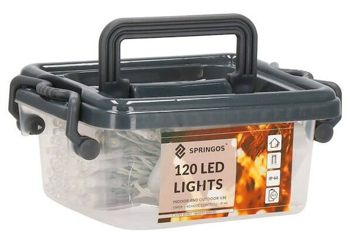 Lampki choinkowe Springos CL0171 120 LED (5907719426846) - obraz 3