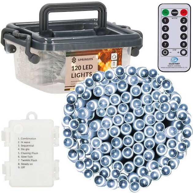 Гірлянда Springos CL0172 120 LED (5907719426853) - зображення 1
