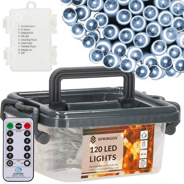 Гірлянда Springos CL0172 120 LED (5907719426853) - зображення 2