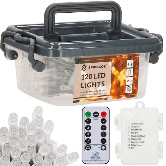 Гірлянда Springos CL0172 120 LED (5907719426853) - зображення 3