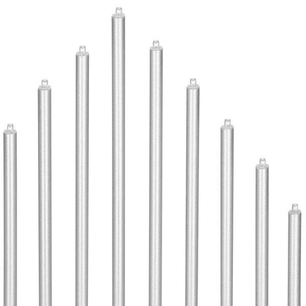 Świecznik adwentowy Springos CL0850 LED 11 świec Srebrny (5907719426723) - obraz 4