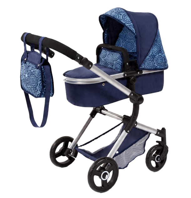 Wózek dla lalki Bayer Design Combi Neo Vario 18403AA Granatowy (4003336184037) - obraz 1