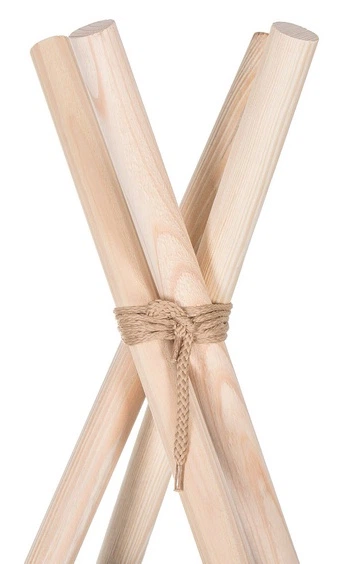 Namiot tipi dla dzieci Springos Czarne zygzaki TIP02 (5907719425917) - obraz 7