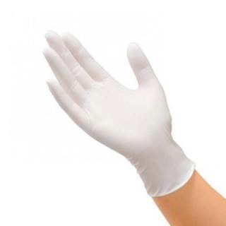 Перчатки Mercator Medical NITRYLEX WHITE PROTECT M нитриловые неопудренные белые - изображение 1