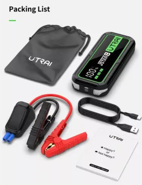 Пусковое устройство Jump Starter UTRAI JSTAR 8 3000А 20000 мАч Бустер для авто - изображение 3