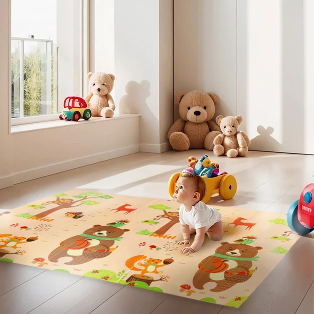 Детский складной коврик Nils Fun Forest MD05 190x150 cm - изображение 3