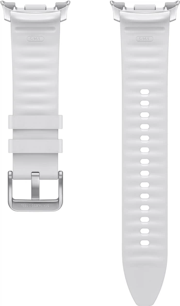 Ремінець Samsung Hybrid (S/M/L) для Samsung Galaxy Watch 8 White (ET-SLL50LWEGEU) - зображення 2